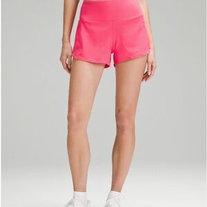 COPY - Lululemon pink speed up shorts